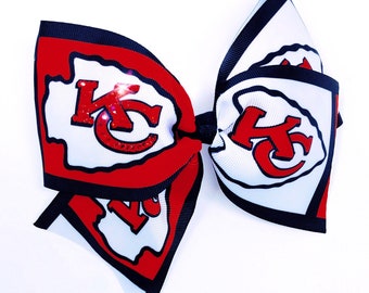 Chiefs Girls Hair Bow