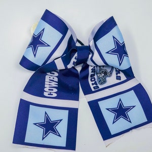 Cowboys Girls Hair Bow