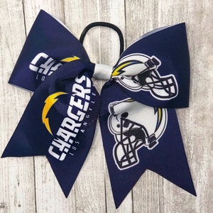 Chargers Hair Bow