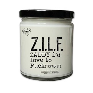ZADDY Dilf FUNNY CHRISTMAS Gift  appreciation gift coworker couple gift soy candle Husband Gift Boyfriend gift scented candles funny humor