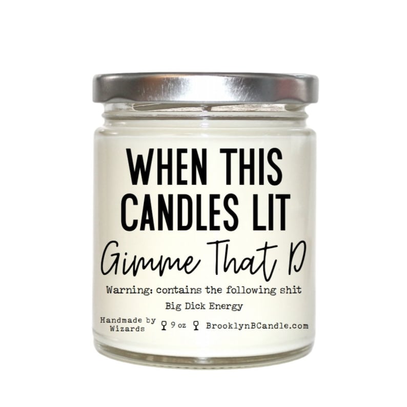 FUNNY GIFT For Him Christmas gift GiveMeThatDick couples gift soy candle Husband Gift Boyfriend gift scented candles couplesgift funny humor 