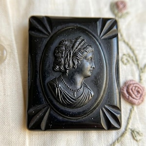 Antique victorian jet mourning jewelry - Etsy 日本