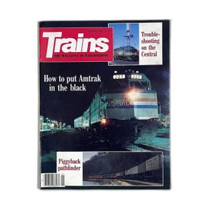 VTG Trains-The Magazine of Railroading, January 1986 Edition, Very Good Cond