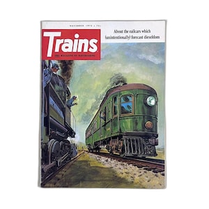 VTG Trains - The Magazine of Railroading, November 1973, Great Graphics & Cond.