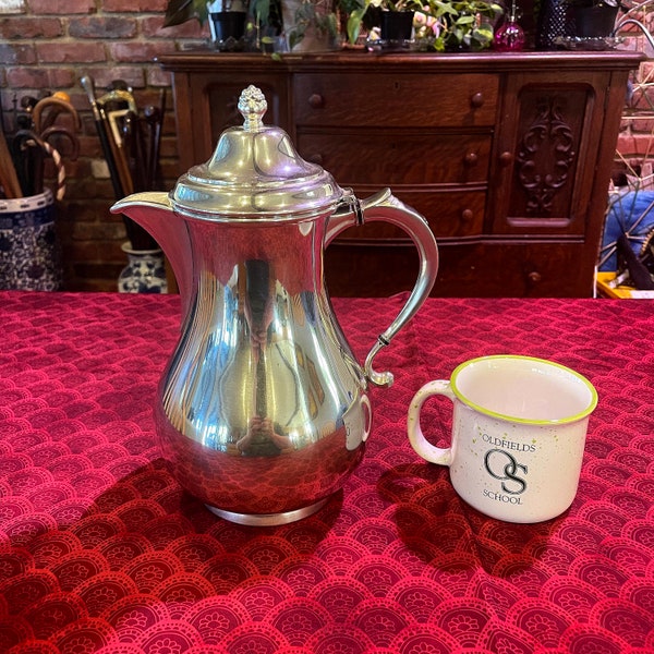 Silver Coffee Pot Etsy