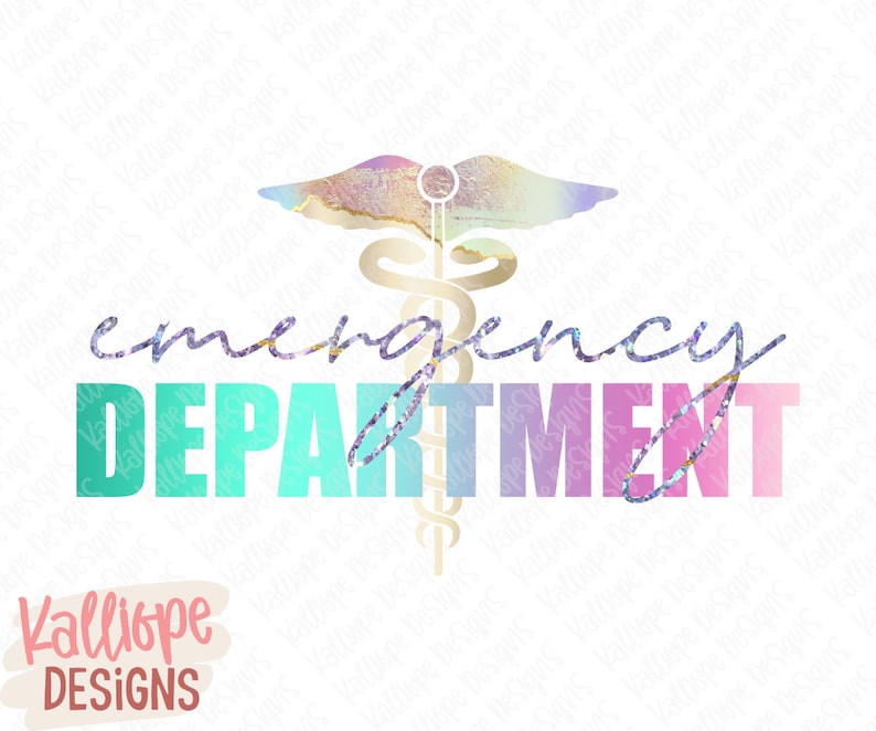 Emergency Department PNG, ER Nurse PNG, Emergency Room Nurse, Nurse Life Sublimation Design, Medical Worker Gift, Medical Clipart image 3