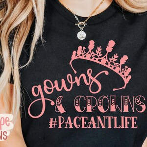 Kleider und Kronen SVG: Pageant Princess Tiara Design (Digitale Datei)