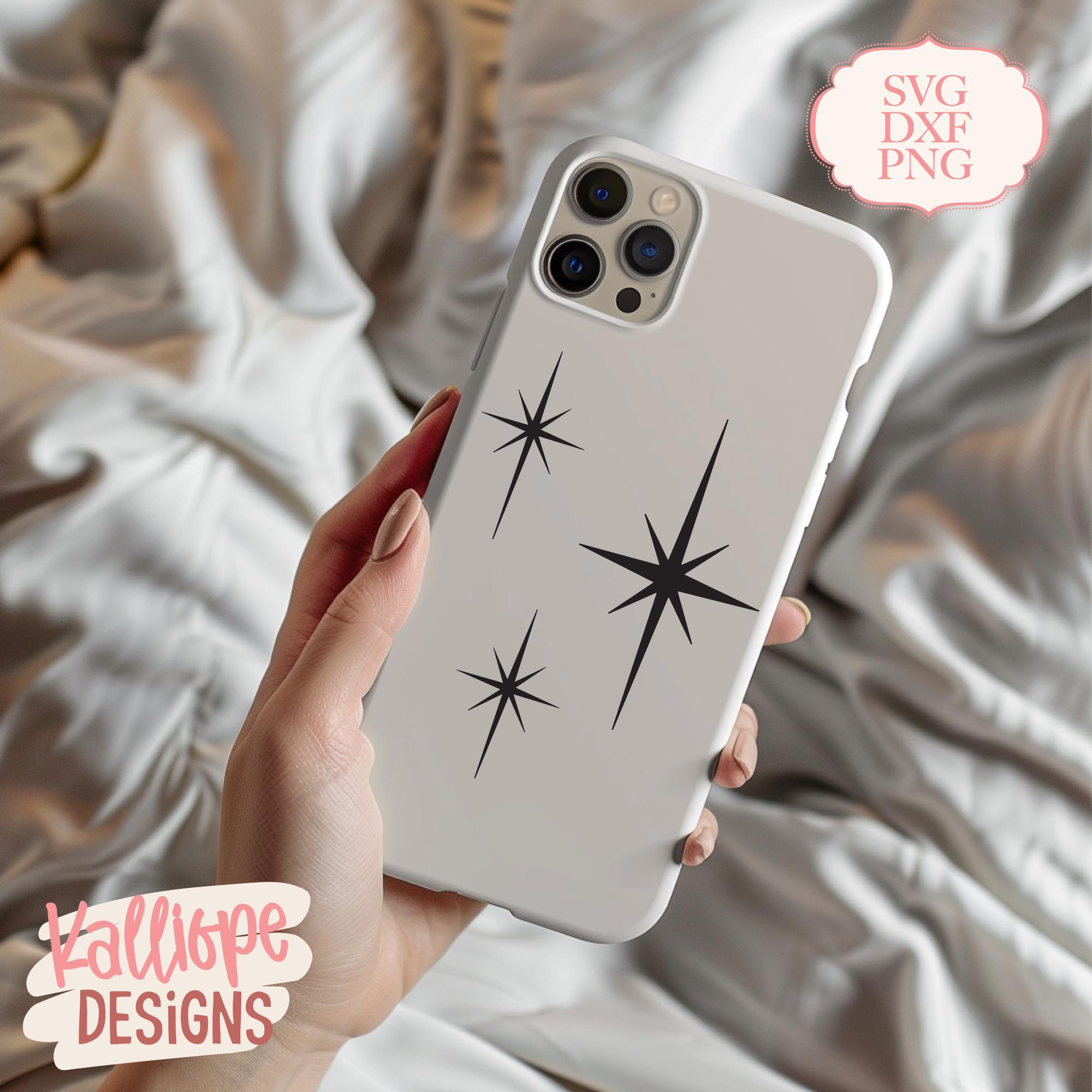 Mcm Star Pattern MCM Star SVG, Atomic Star SVG, Mid Century Modern Star, Retro Starburst ...