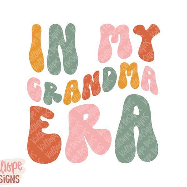 In meiner Oma Ära SVG, Retro Oma SVG, Oma T-Shirt Design, PNG für Sublimation, digitaler Download, Großmutter Geschenk