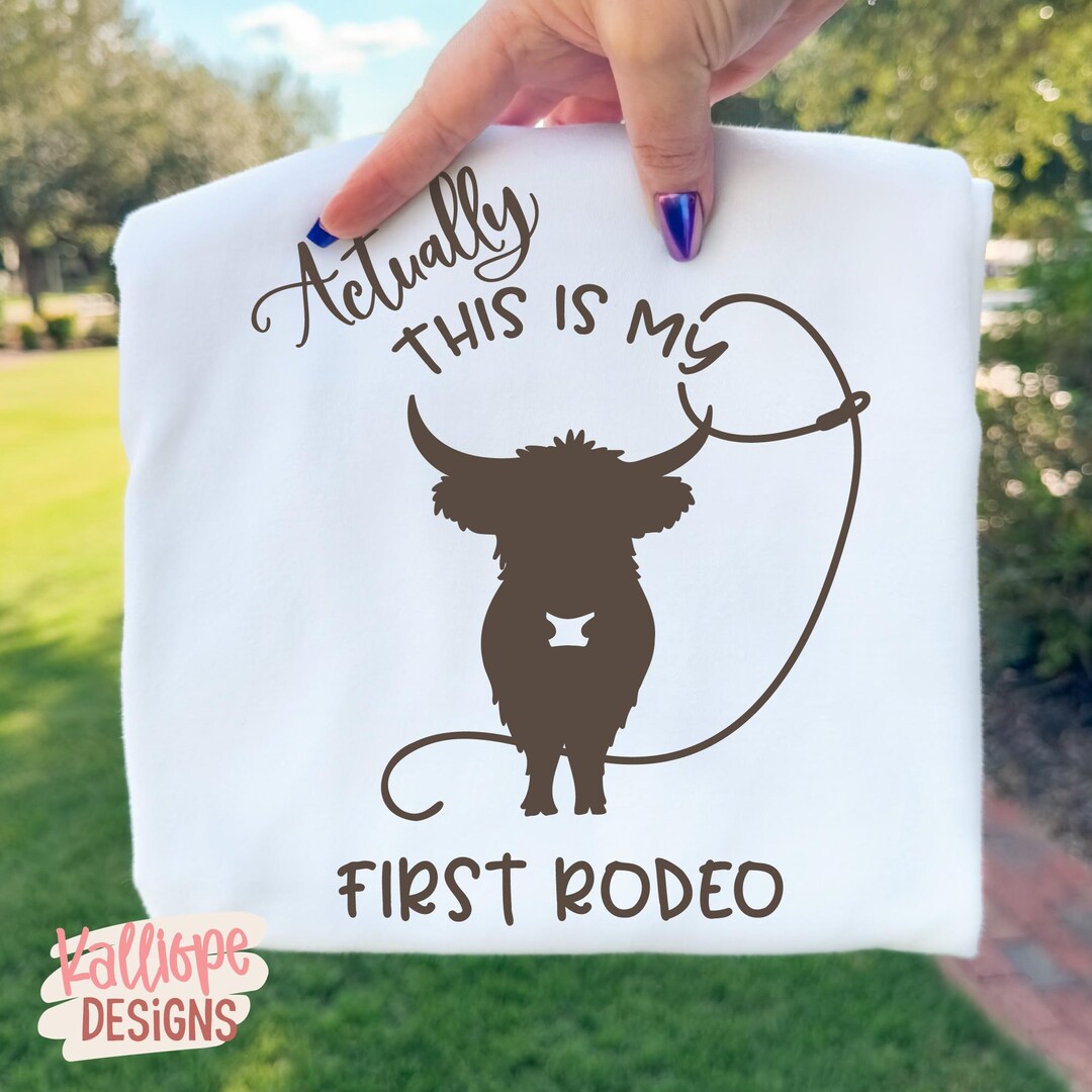 My First Rodeo SVG: Western Baby Cowboy Design (digital Download) - Etsy