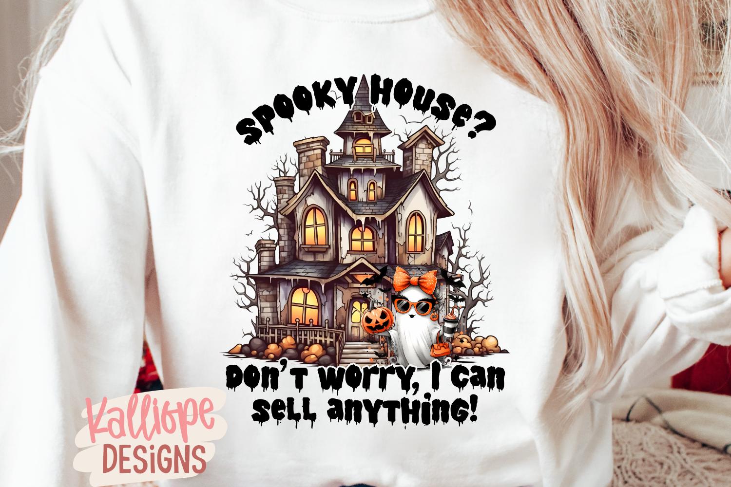 Funny Halloween Real Estate Agent PNG: Spooky Realtor Shirt Design (Digital Download)