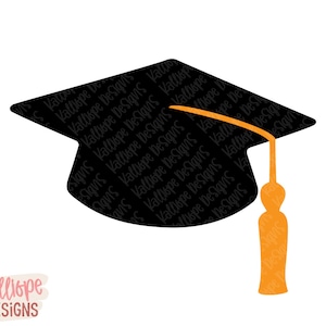 Birrete de graduación SVG, birrete y borla, último año, graduado de secundaria, graduado universitario, clase de graduados, descarga digital, SVG, PNG