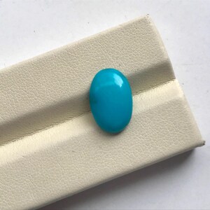 100 % Natural Arizona Turquoise cabochon 14x9x4 mm Gemstone , 5 Carat Arizona Turquoise Turquoise December Birthstone