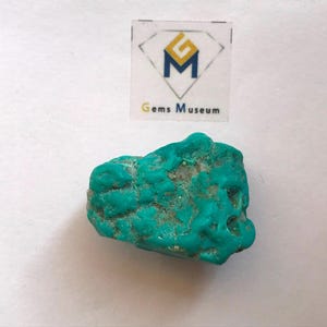Natural Arizona Turquoise Rough Gemstone ,Crystal 82 Carat Raw Arizona Turquoise Turquoise Rough December Birthstone