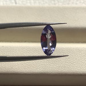 Natural Tanzanite Cut Gemstone Loose Violet Blue Stone Faceted Tanzanite For Jewelry Making 0.90 crt