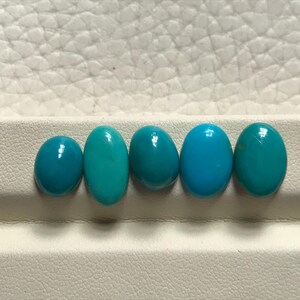 100 % Natural Arizona Turquoise cabochon  9 to 12  mm Gemstone , 13.80 Carat Arizona Turquoise Turquoise December Birthstone 5 pic