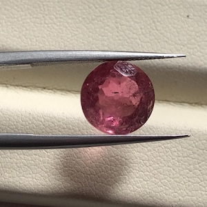 Natural Pink Tourmaline Cut Gemstone Loose October Birthstone Faceted Pink Tourmaline Jewelry Making Healing Crystal Gift