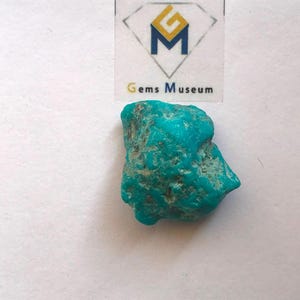 Natural Arizona Turquoise Rough Gemstone ,Crystal 41 Carat Raw Arizona Turquoise Turquoise Rough December Birthstone