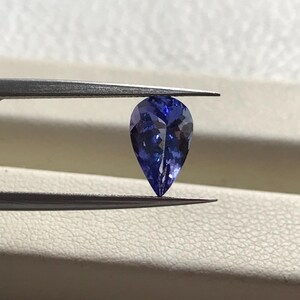 Natural Tanzanite Cut Gemstone Loose Violet Blue Stone Faceted Tanzanite For Jewelry Making 1.10 crt