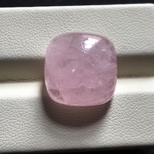Natural Morganite Gemstone Pink  Cabochon Healing Crystal for Love Polished Stone Jewelry Making 19.20 crt