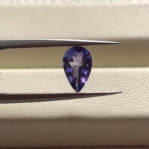 Natural Tanzanite Cut Gemstone Loose Violet Blue Stone Faceted Tanzanite For Jewelry Making 0.70 crt