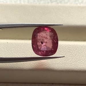 Natural Pink Tourmaline Cut Gemstone Loose October Birthstone Faceted Pink Tourmaline Jewelry Making Healing Crystal Gift