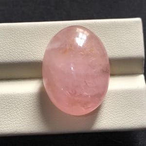 Morganite Natural Gemstone Pink Cabochon Healing Crystal for Love Polished Stone Jewelry Making 44.3 crt