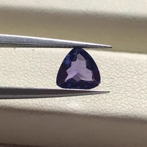 Natural Tanzanite Cut Gemstone Loose Violet Blue Stone Faceted Tanzanite For Jewelry Making 0.50 crt