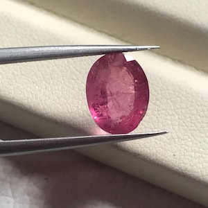 Natural Pink Tourmaline Cut Gemstone Loose October Birthstone Faceted Pink Tourmaline Jewelry Making Healing Crystal Gift