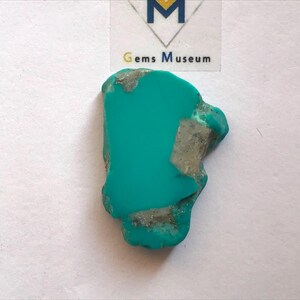 Natural Arizona Turquoise Rough Gemstone ,Crystal 44 Carat Raw Arizona Turquoise Turquoise Rough December Birthstone