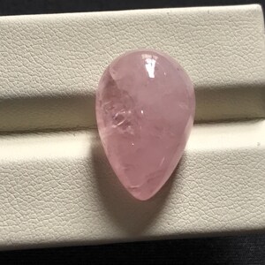 Morganite Natural Gemstone Pink Cabochon Healing Crystal for Love Polished Stone Jewelry Making 20.10 crt