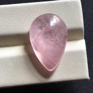 Natural Morganite Gemstone Pink  Cabochon Healing Crystal for Love Polished Stone Jewelry Making 20.0 crt