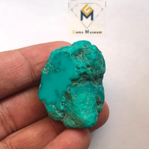 Natural Arizona Turquoise Rough Gemstone , Crystal 150 Carat Raw Arizona Turquoise Turquoise Rough December Birthstone
