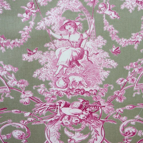 Toile De Jouy French Country Style Fabric Upholstery Fabric - Etsy