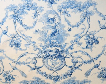 Toile De Jouy Fabric Etsy