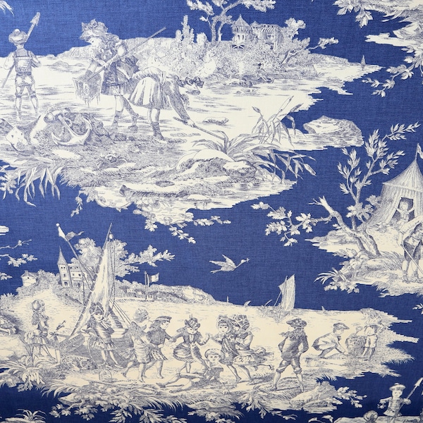 Tissu Toile de Jouy Tissu d'ameublement de style campagne française