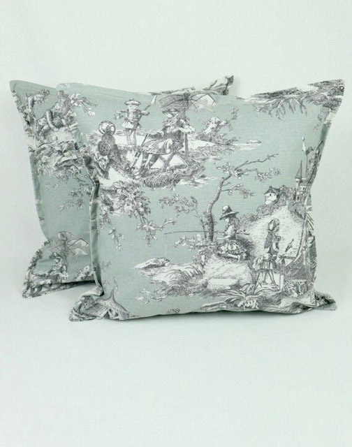 Toile De Jouy Fabric French Country Style Upholstery Fabric - Etsy