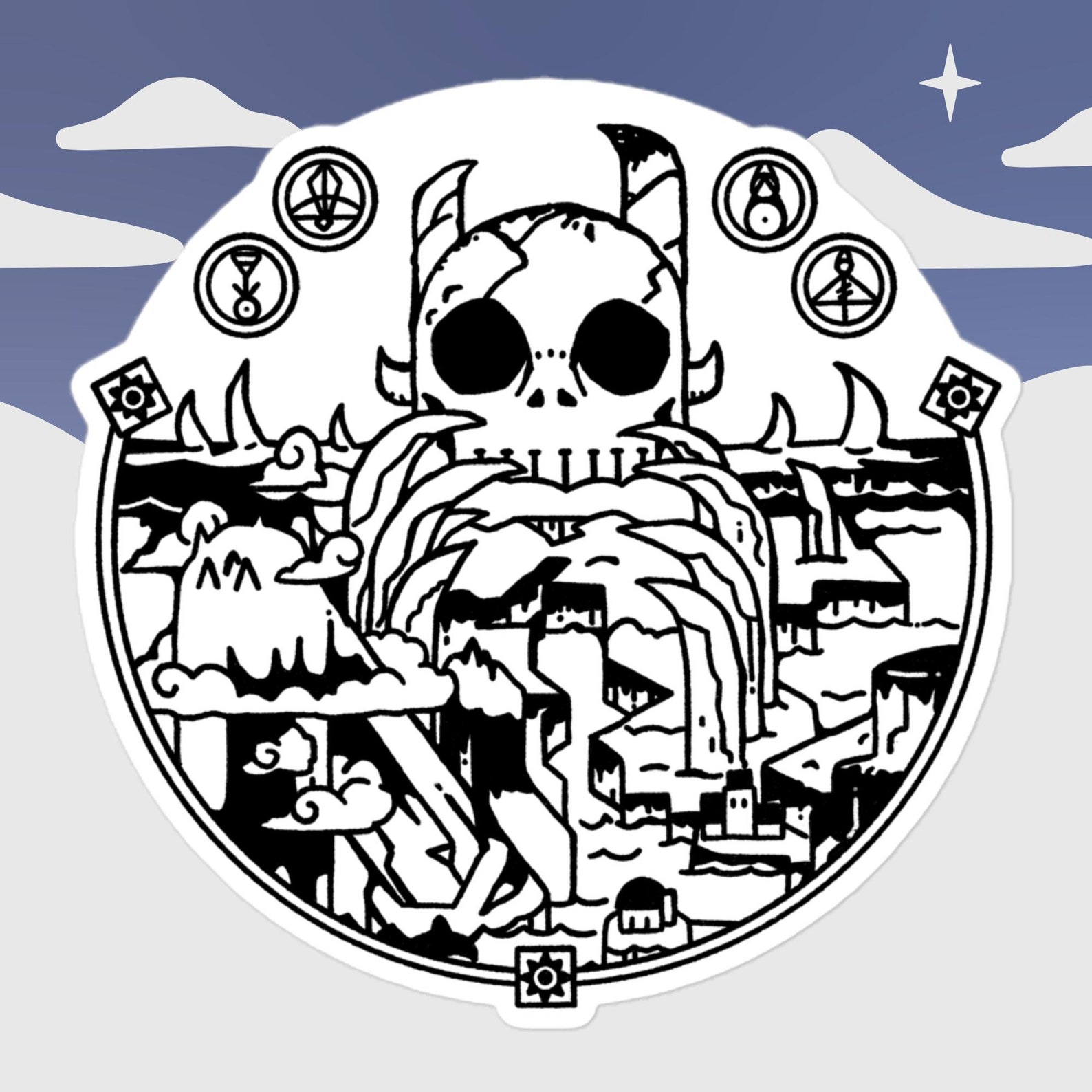 The Owl House Boiling Isles Sticker - Etsy