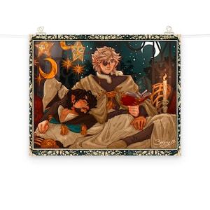 Witch Atelier: Olruggio & Qifrey, Relaxation and Study Art Print