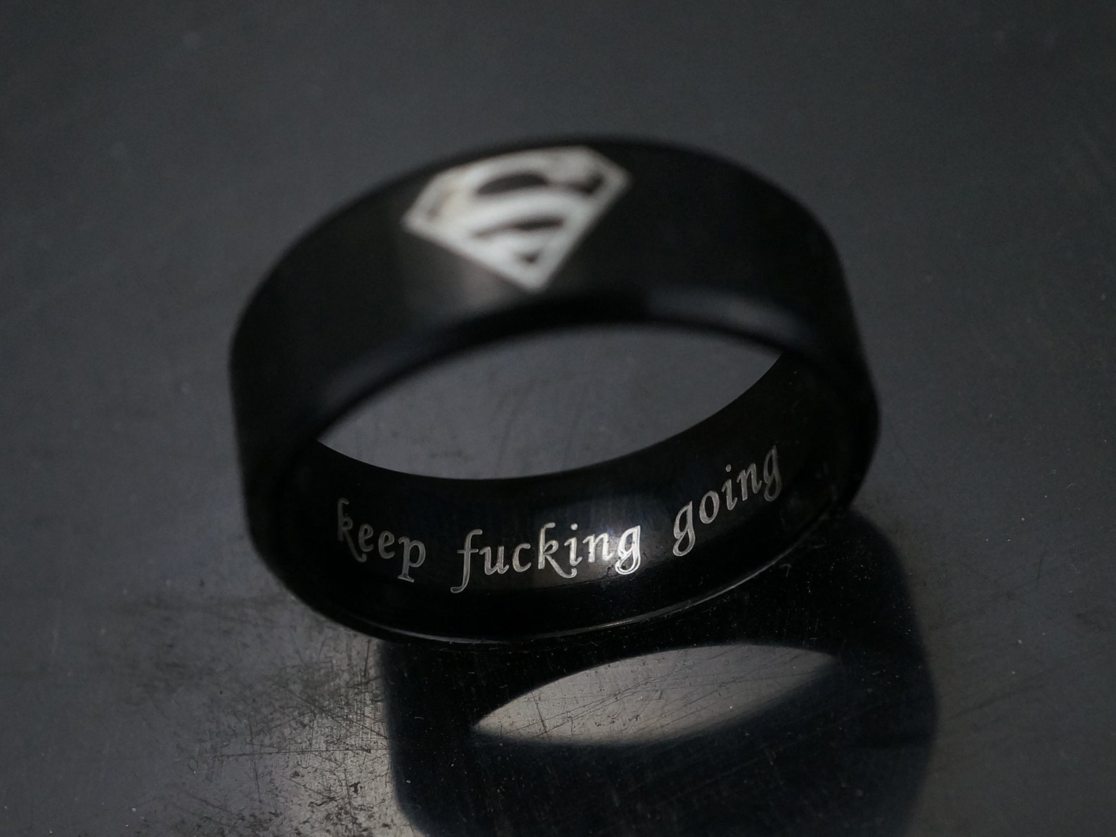 Custom Video Game Ring Mass Effect Ring N7 Combat Suit Etsy