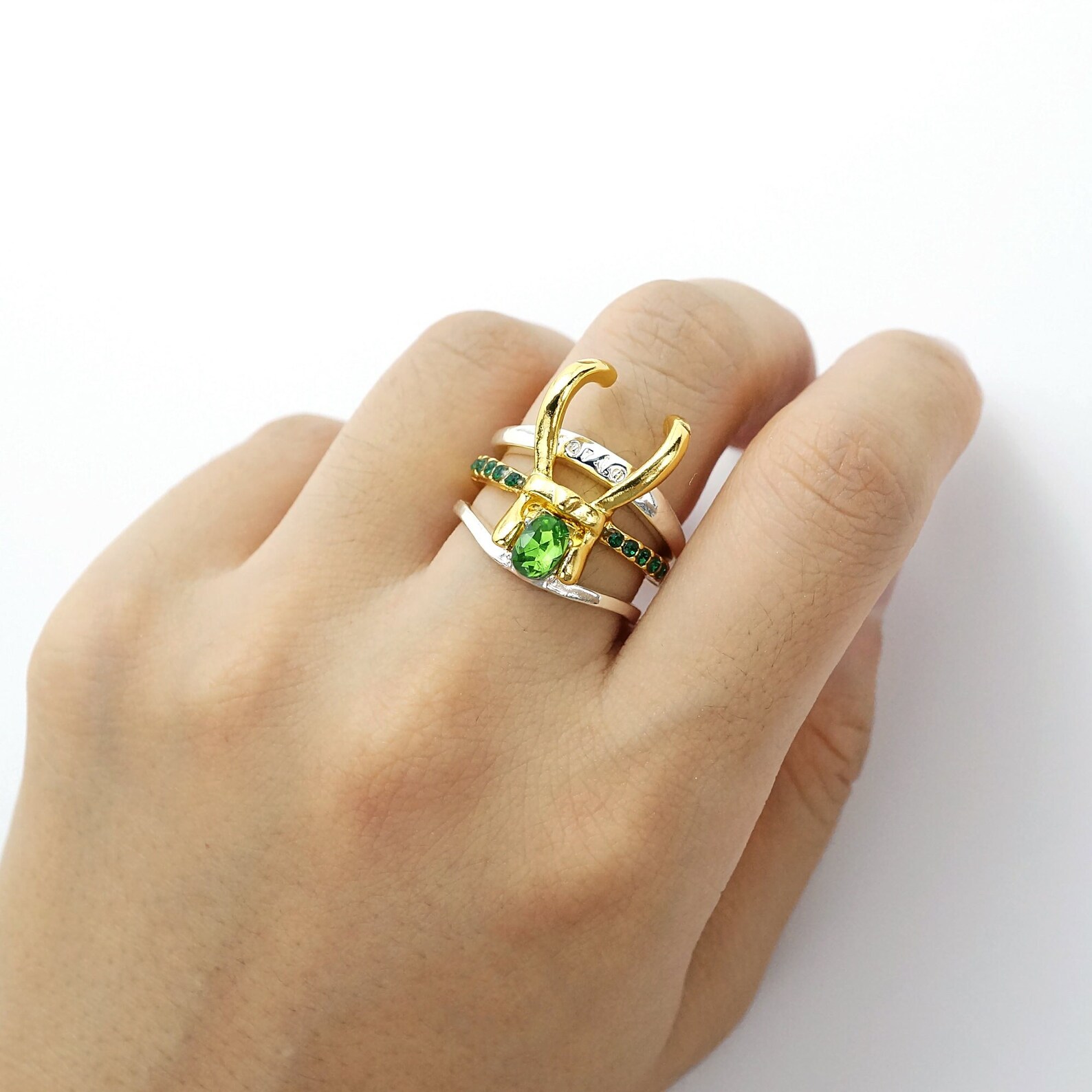 Loki Ring Loki Ring Sterling Ring Avenger Charm Superhero Etsy UK