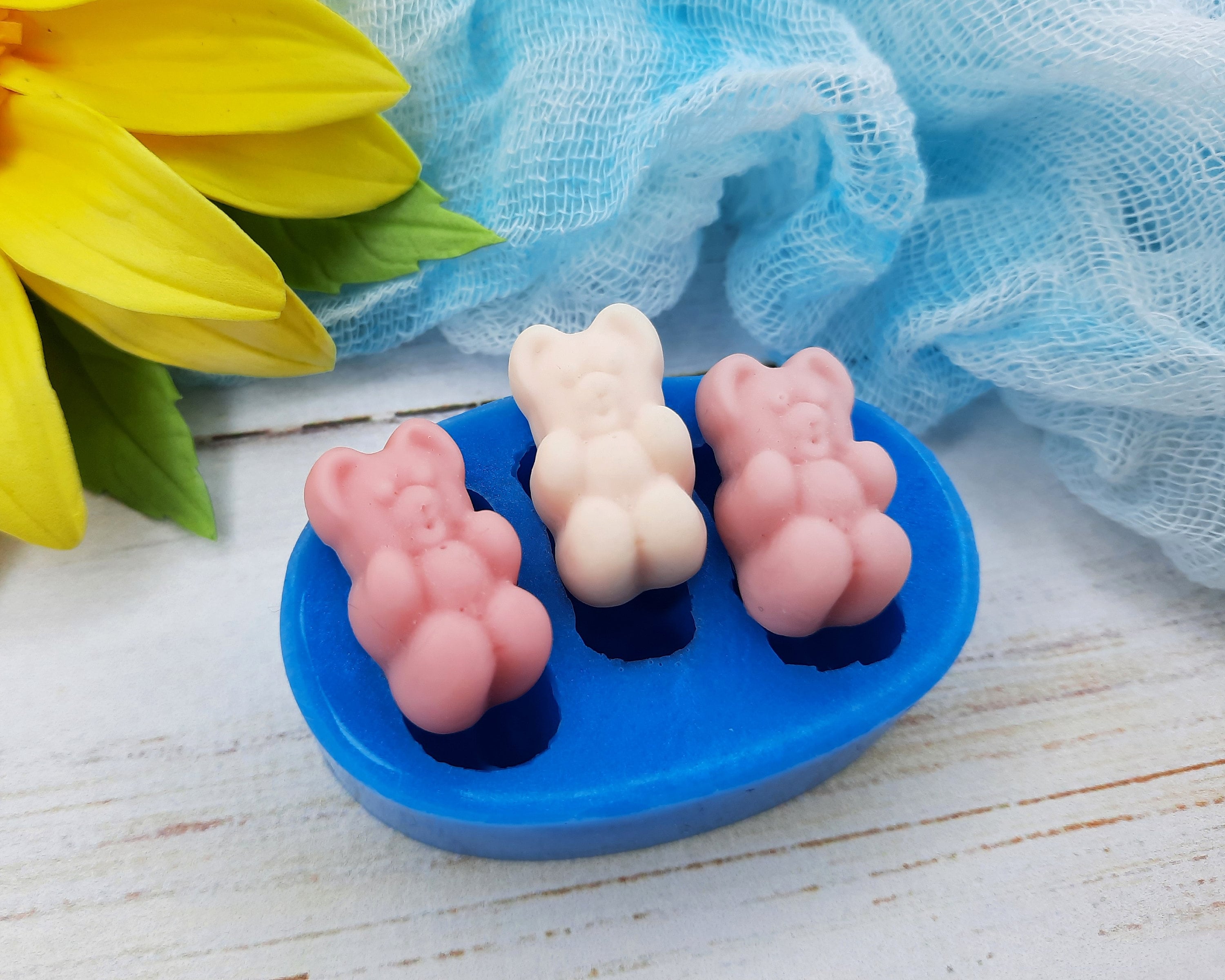 Silicone Gummy Bears Mold Etsy