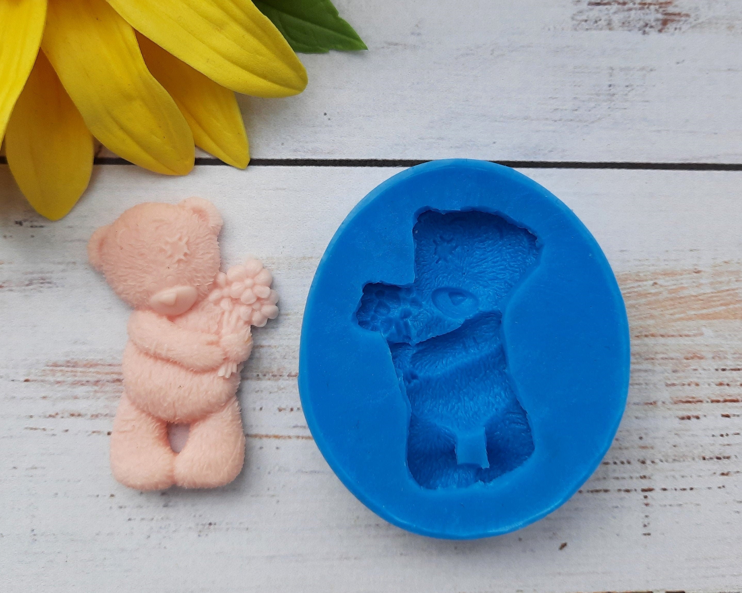 Bear Candle Mold,teddy Bear Candle Mold,silicone Candle Mold