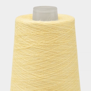 100% Leinengarne, 500g Zapfen | hellgelb 6(16) | gefärbte Flachs Garne | ungezwirnt | von Siulas hergestellt