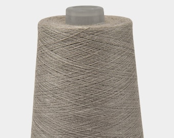 NATURAL Linen Thread, Unwaxed Grey Linen String , Warp Thread Thickness of  1mm / 3ply 100grams 210 Yards 190 Metres, Linen Sewing Thread 