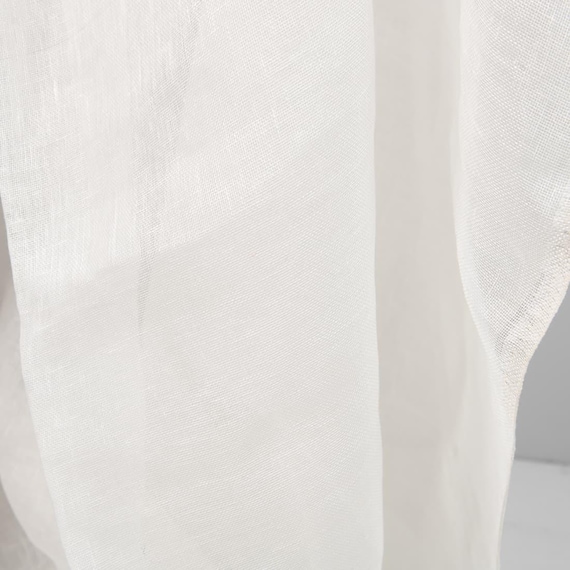 【argue】LINEN VOILE GAUZE PULLOVER/WHITE Crinkle Cotton Gauze Top | Oat | TOAST