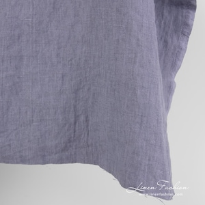 Washed violet linen fabric | Washed Linen Fabric | Width 145cm(57) ± 5%; weight ±285gsm(8.41oz/yd) | made by Siulas, Lithuania
