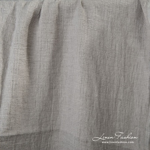 Waffle 100% linen fabric | softened washed | natural flax color, from undyed yarns | heavy weight 230gsm | by the yard or meter |  AB Siulas
