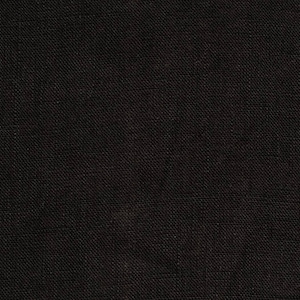 Plain black linen fabric | Pure Linen Fabrics | Width 150 cm (59&quot;) | Weight 125 g/m2 (3.69 oz/yd) | by Siulas