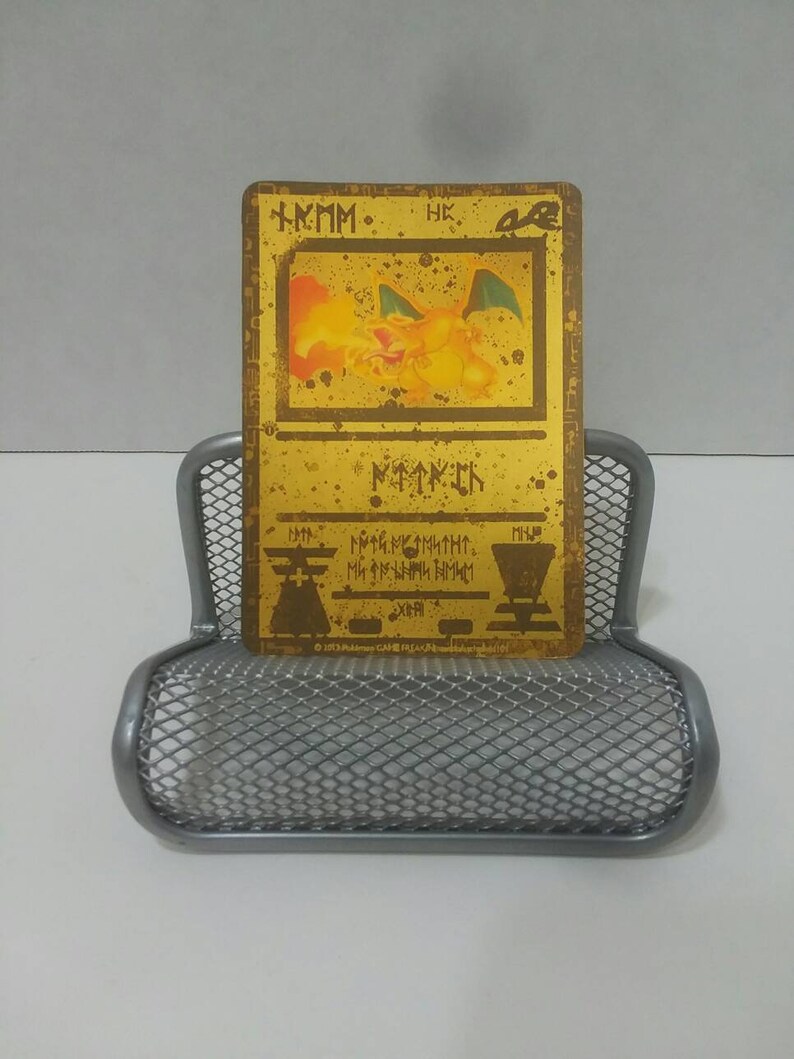 POKEMON TCG VENUSAUR BASE SET 1ST ED CUSTOM MADE METAL CARD EXCELLENT QUALITY
